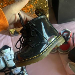 Black Dr.Marten baby girl boots